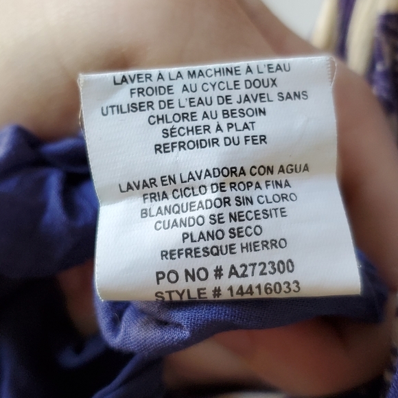 O'Neill Leah Gauze Woven Skater Dress Open Back - Picture 8 of 9